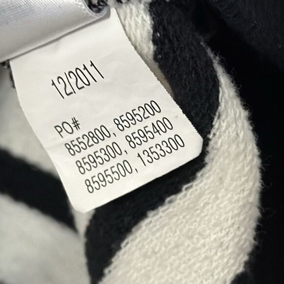 Juicy Couture preppy monogram striped pullover sweatshirt y2k size large - Picture 6 of 9